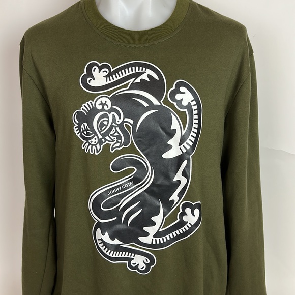 JONNY COTA LOS ANGELES PANTHER PULLOVER CREW SWEATSHIRT MENS SIZE XXL - Picture 2 of 12